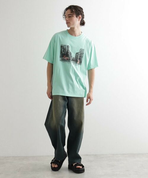 tk.TAKEO KIKUCHI / ティーケー タケオキクチ Tシャツ | フォトプリント刺繍Tシャツ | 詳細10