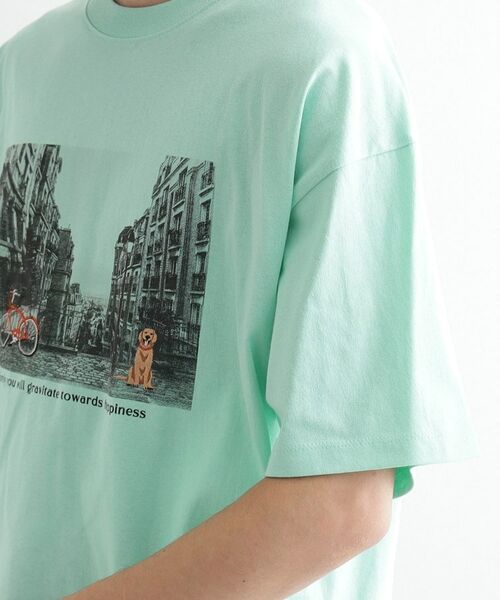 tk.TAKEO KIKUCHI / ティーケー タケオキクチ Tシャツ | フォトプリント刺繍Tシャツ | 詳細17