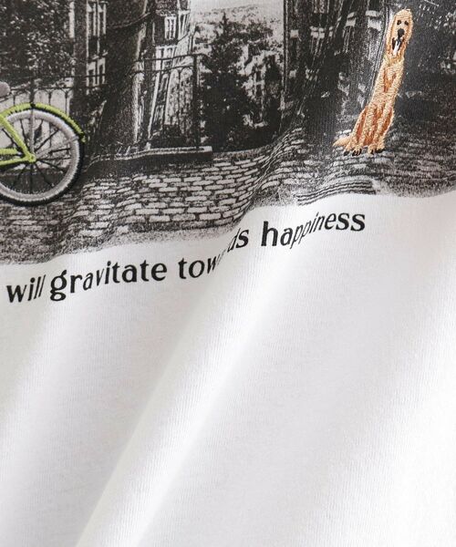 tk.TAKEO KIKUCHI / ティーケー タケオキクチ Tシャツ | フォトプリント刺繍Tシャツ | 詳細4