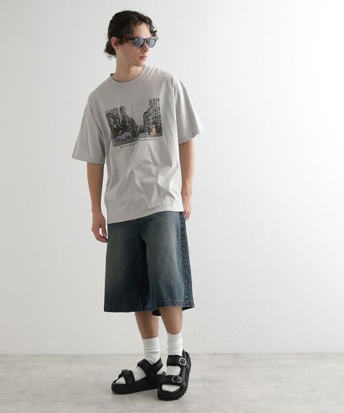 tk.TAKEO KIKUCHI / ティーケー タケオキクチ Tシャツ | フォトプリント刺繍Tシャツ | 詳細6