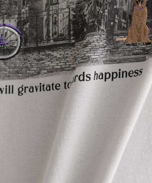 tk.TAKEO KIKUCHI / ティーケー タケオキクチ Tシャツ | フォトプリント刺繍Tシャツ | 詳細8