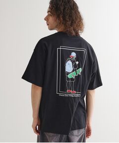 tk.TAKEO KIKUCHI / ティーケー タケオキクチ Tシャツ | バックスケート刺繍T－Shirt