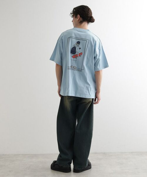 tk.TAKEO KIKUCHI / ティーケー タケオキクチ Tシャツ | バックスケート刺繍T－Shirt | 詳細11