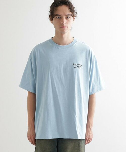 tk.TAKEO KIKUCHI / ティーケー タケオキクチ Tシャツ | バックスケート刺繍T－Shirt | 詳細13