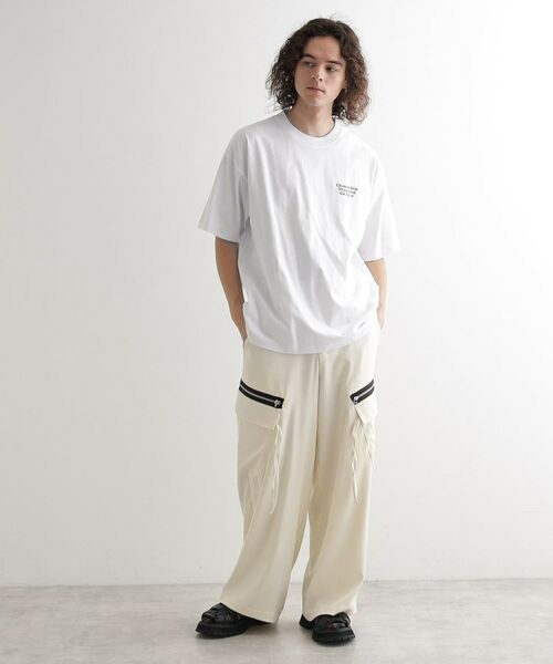 tk.TAKEO KIKUCHI / ティーケー タケオキクチ Tシャツ | バックスケート刺繍T－Shirt | 詳細2