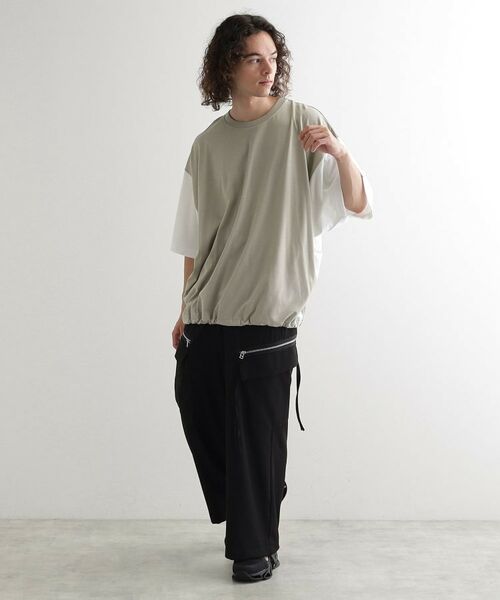 tk.TAKEO KIKUCHI / ティーケー タケオキクチ カットソー | 配色ドルマンカットソー | 詳細15