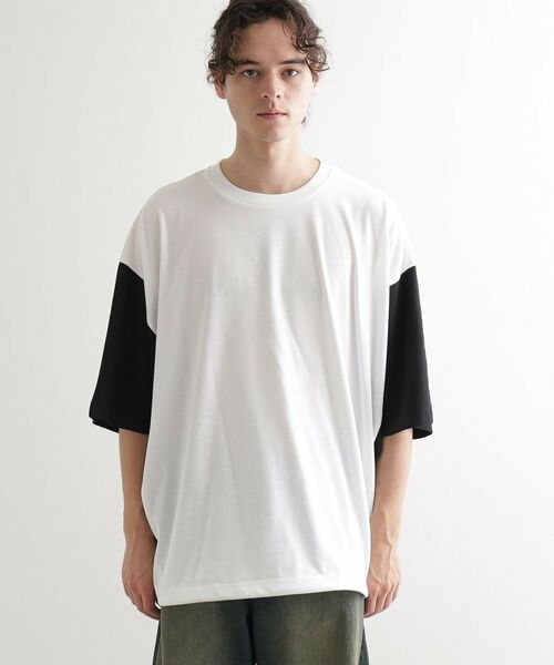 tk.TAKEO KIKUCHI / ティーケー タケオキクチ カットソー | 配色ドルマンカットソー | 詳細17