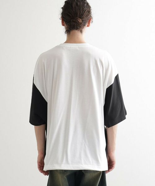 tk.TAKEO KIKUCHI / ティーケー タケオキクチ カットソー | 配色ドルマンカットソー | 詳細19