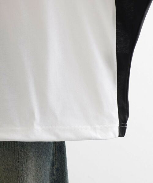 tk.TAKEO KIKUCHI / ティーケー タケオキクチ カットソー | 配色ドルマンカットソー | 詳細22