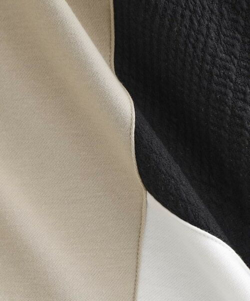 tk.TAKEO KIKUCHI / ティーケー タケオキクチ カットソー | フクレジャカードナナメ切替えカットソー | 詳細12