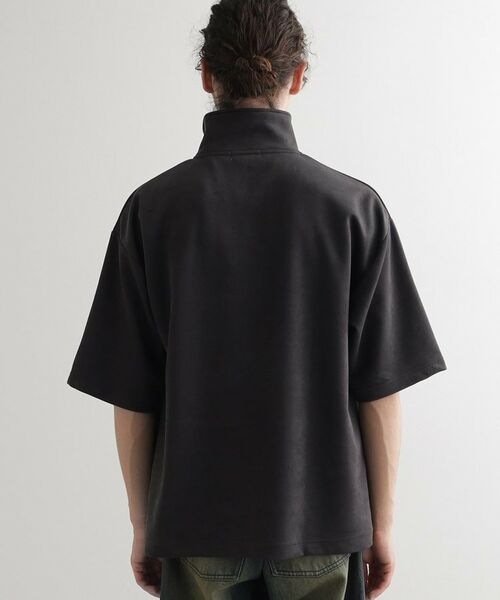 tk.TAKEO KIKUCHI / ティーケー タケオキクチ カットソー | ポンチスエードハーフジップカットソー | 詳細15