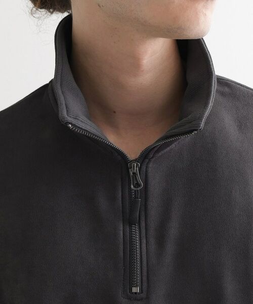 tk.TAKEO KIKUCHI / ティーケー タケオキクチ カットソー | ポンチスエードハーフジップカットソー | 詳細17