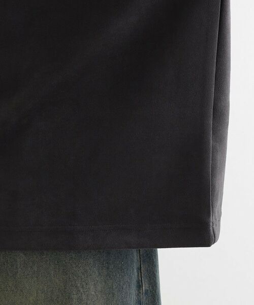 tk.TAKEO KIKUCHI / ティーケー タケオキクチ カットソー | ポンチスエードハーフジップカットソー | 詳細19