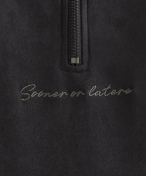 tk.TAKEO KIKUCHI / ティーケー タケオキクチ カットソー | ポンチスエードハーフジップカットソー | 詳細20