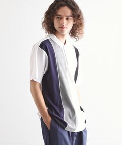 tk.TAKEO KIKUCHI / ティーケー タケオキクチ ポロシャツ | 鹿の子切替ポロシャツ