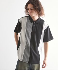 tk.TAKEO KIKUCHI / ティーケー タケオキクチ ポロシャツ | 鹿の子切替ポロシャツ