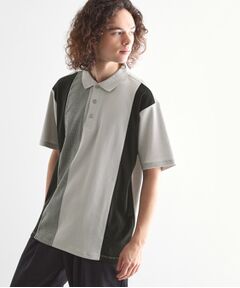 tk.TAKEO KIKUCHI / ティーケー タケオキクチ ポロシャツ | 鹿の子切替ポロシャツ