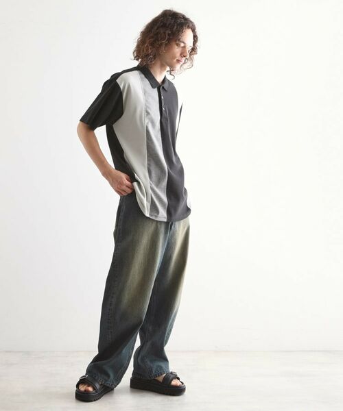 tk.TAKEO KIKUCHI / ティーケー タケオキクチ ポロシャツ | 鹿の子切替ポロシャツ | 詳細11