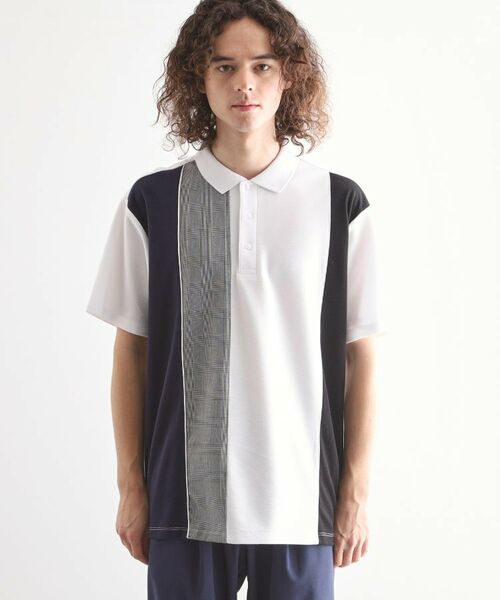tk.TAKEO KIKUCHI / ティーケー タケオキクチ ポロシャツ | 鹿の子切替ポロシャツ | 詳細13