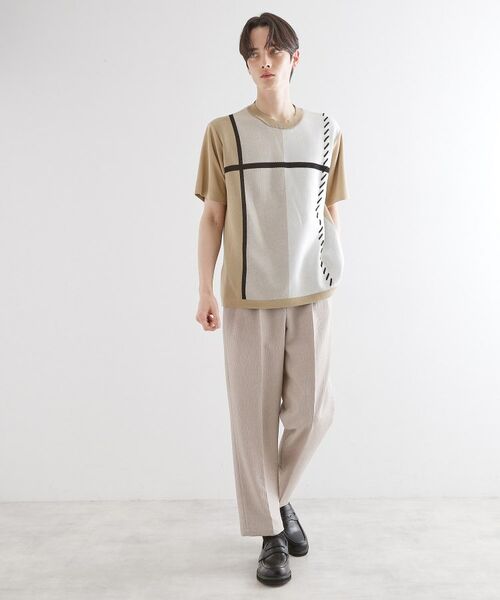 tk.TAKEO KIKUCHI / ティーケー タケオキクチ カットソー | ニットドッキングクロスオーバー | 詳細10