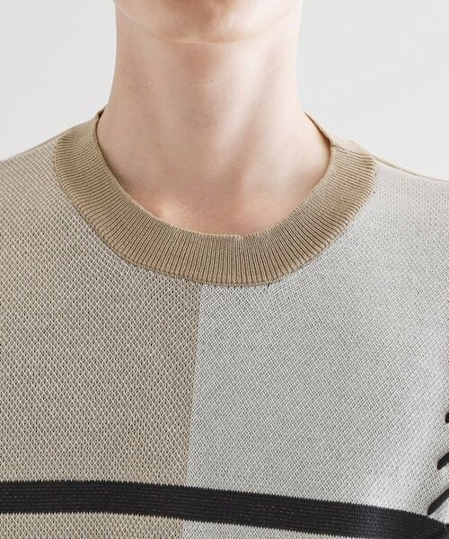tk.TAKEO KIKUCHI / ティーケー タケオキクチ カットソー | ニットドッキングクロスオーバー | 詳細20