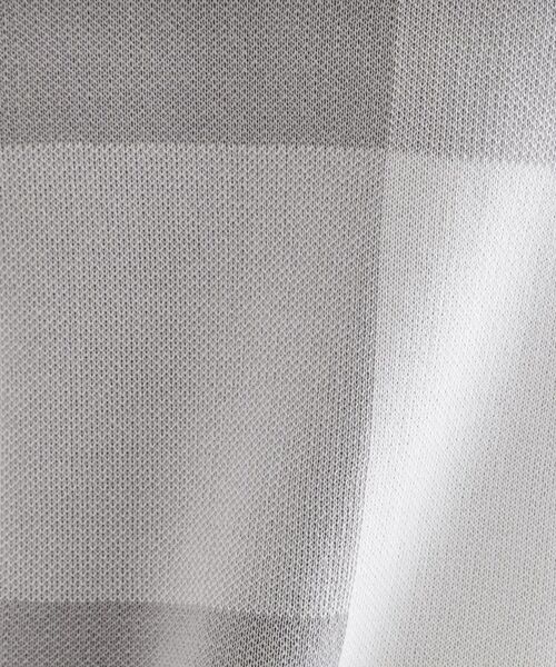 tk.TAKEO KIKUCHI / ティーケー タケオキクチ カットソー | ニットドッキングブロックチェック | 詳細4