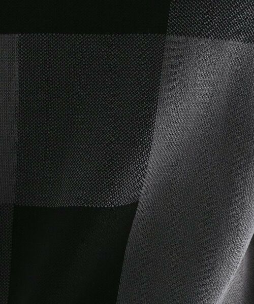 tk.TAKEO KIKUCHI / ティーケー タケオキクチ カットソー | ニットドッキングブロックチェック | 詳細8