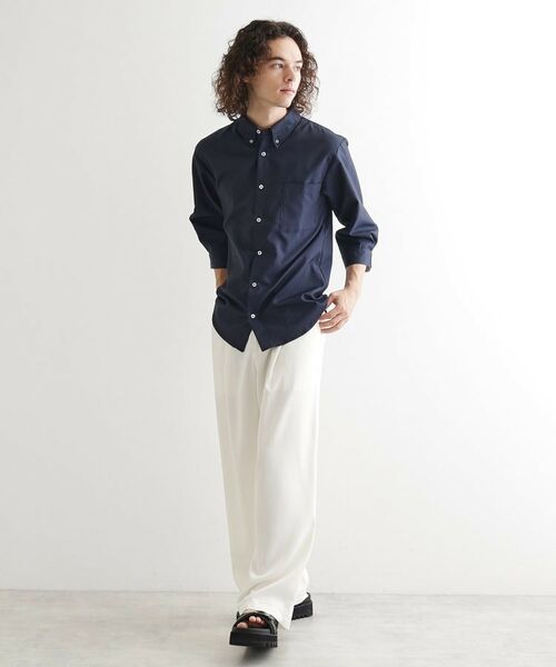 tk.TAKEO KIKUCHI / ティーケー タケオキクチ シャツ・ブラウス | ドライポリオックス七分袖シャツ | 詳細12