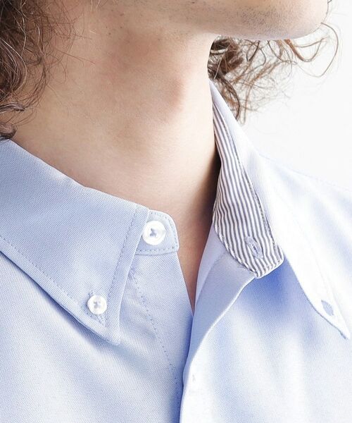 tk.TAKEO KIKUCHI / ティーケー タケオキクチ シャツ・ブラウス | ドライポリオックス七分袖シャツ | 詳細20