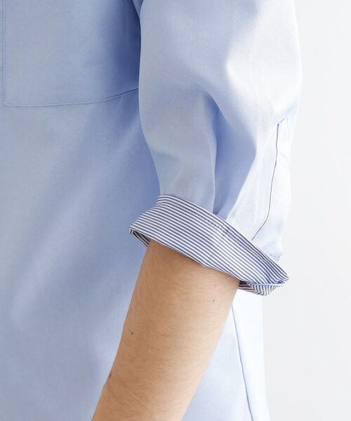 tk.TAKEO KIKUCHI / ティーケー タケオキクチ シャツ・ブラウス | ドライポリオックス七分袖シャツ | 詳細23