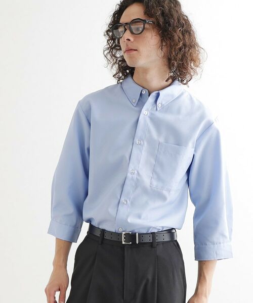 tk.TAKEO KIKUCHI / ティーケー タケオキクチ シャツ・ブラウス | ドライポリオックス七分袖シャツ | 詳細6
