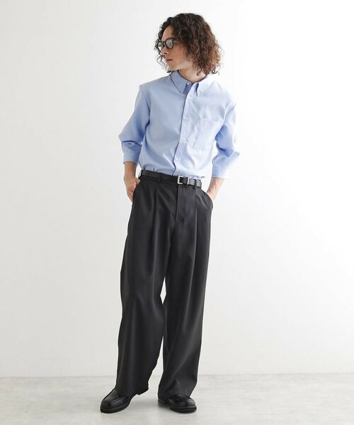 tk.TAKEO KIKUCHI / ティーケー タケオキクチ シャツ・ブラウス | ドライポリオックス七分袖シャツ | 詳細7