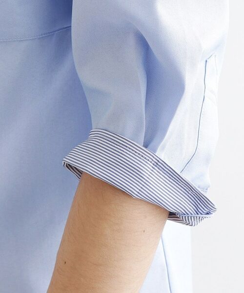 tk.TAKEO KIKUCHI / ティーケー タケオキクチ シャツ・ブラウス | ドライポリオックス七分袖シャツ | 詳細9