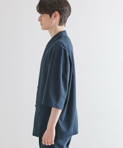 tk.TAKEO KIKUCHI / ティーケー タケオキクチ テーラードジャケット | 【セットアップ 2点セット】ダブルテーラード半袖ジャケット＋スラックス | 詳細24