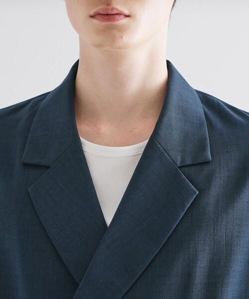 tk.TAKEO KIKUCHI / ティーケー タケオキクチ テーラードジャケット | 【セットアップ 2点セット】ダブルテーラード半袖ジャケット＋スラックス | 詳細26