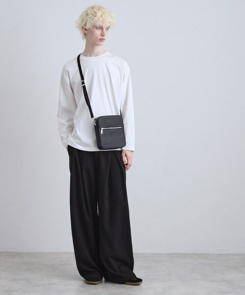 tk.TAKEO KIKUCHI / ティーケー タケオキクチ ショルダーバッグ | バイカラースクエアショルダーバッグ | 詳細18