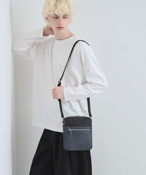 tk.TAKEO KIKUCHI / ティーケー タケオキクチ ショルダーバッグ | バイカラースクエアショルダーバッグ | 詳細19