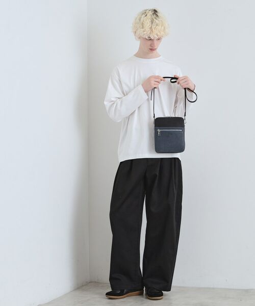 tk.TAKEO KIKUCHI / ティーケー タケオキクチ ショルダーバッグ | バイカラースクエアショルダーバッグ | 詳細20