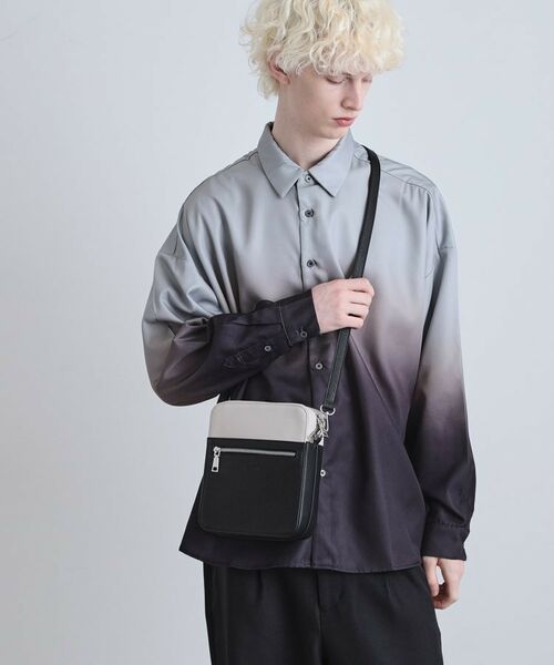 tk.TAKEO KIKUCHI / ティーケー タケオキクチ ショルダーバッグ | バイカラースクエアショルダーバッグ | 詳細21