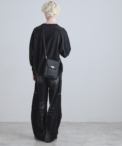 tk.TAKEO KIKUCHI / ティーケー タケオキクチ ショルダーバッグ | スクエアボックスショルダーバッグ（ユニセックスアイテム） | 詳細1