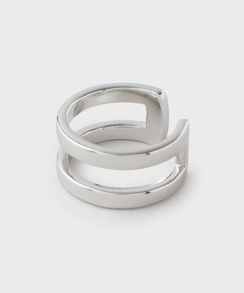 tk. TAKEO KIKUCHI/ティーケー タケオキクチ デザインブラスリング シルバー(106) 19(19号相当)
