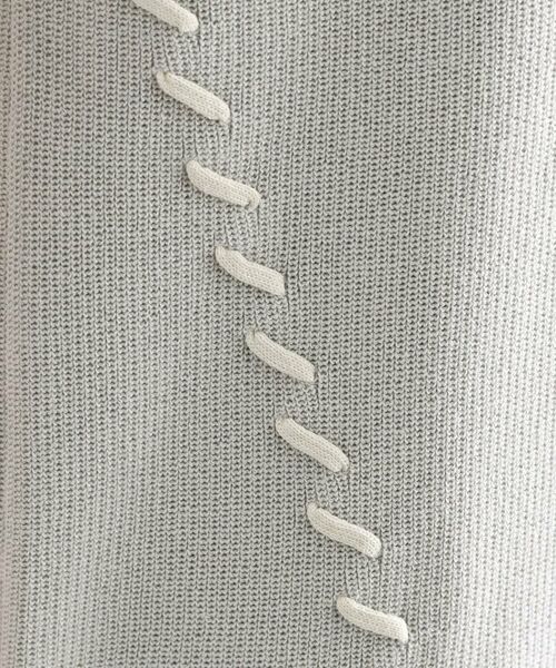 tk.TAKEO KIKUCHI / ティーケー タケオキクチ ベスト | クロップドVネックニットベスト | 詳細5