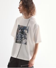 tk.TAKEO KIKUCHI / ティーケー タケオキクチ カットソー | インバージョンフラワーカットソー