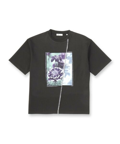 tk.TAKEO KIKUCHI / ティーケー タケオキクチ カットソー | インバージョンフラワーカットソー | 詳細1