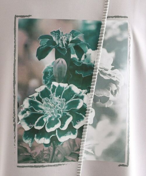 tk.TAKEO KIKUCHI / ティーケー タケオキクチ カットソー | インバージョンフラワーカットソー | 詳細9