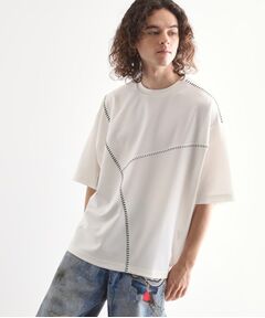 tk.TAKEO KIKUCHI / ティーケー タケオキクチ カットソー | ハンドステッチスイッチカットソー