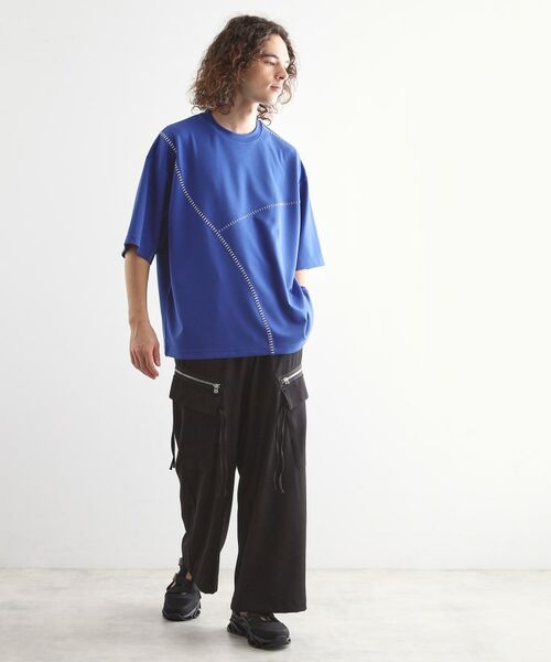 tk.TAKEO KIKUCHI / ティーケー タケオキクチ カットソー | ハンドステッチスイッチカットソー | 詳細11