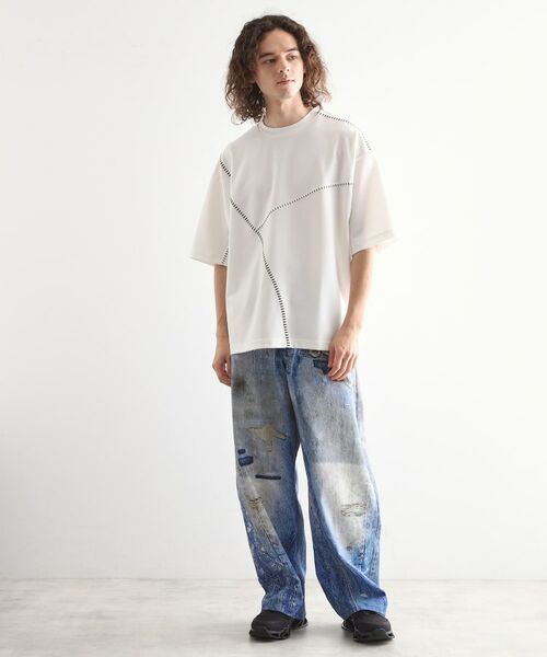 tk.TAKEO KIKUCHI / ティーケー タケオキクチ カットソー | ハンドステッチスイッチカットソー | 詳細3