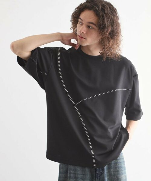 tk.TAKEO KIKUCHI / ティーケー タケオキクチ カットソー | ハンドステッチスイッチカットソー | 詳細6