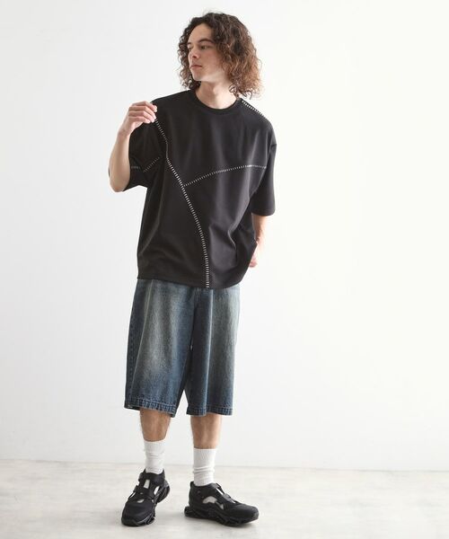 tk.TAKEO KIKUCHI / ティーケー タケオキクチ カットソー | ハンドステッチスイッチカットソー | 詳細7